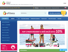 Tablet Screenshot of efitness.cz